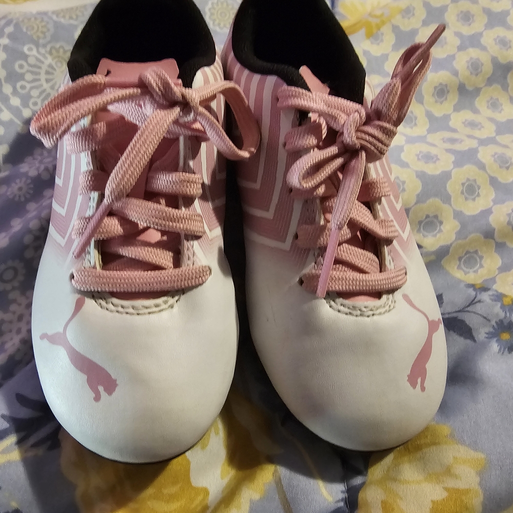 Puma Kids' Sneakers in White and Pink